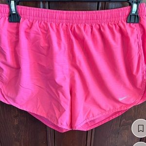 Pink nike shorts